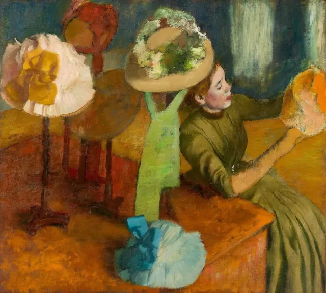 The Millinery Shop, Edgar Degas, 1879-86