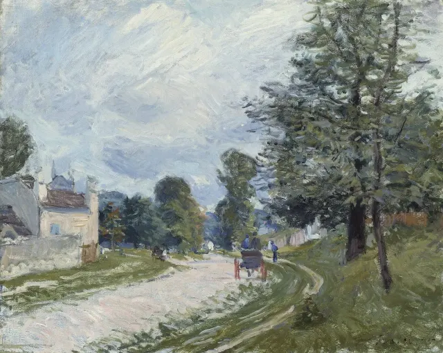 A Turn in the Road, Alfred Sisley, 1873
